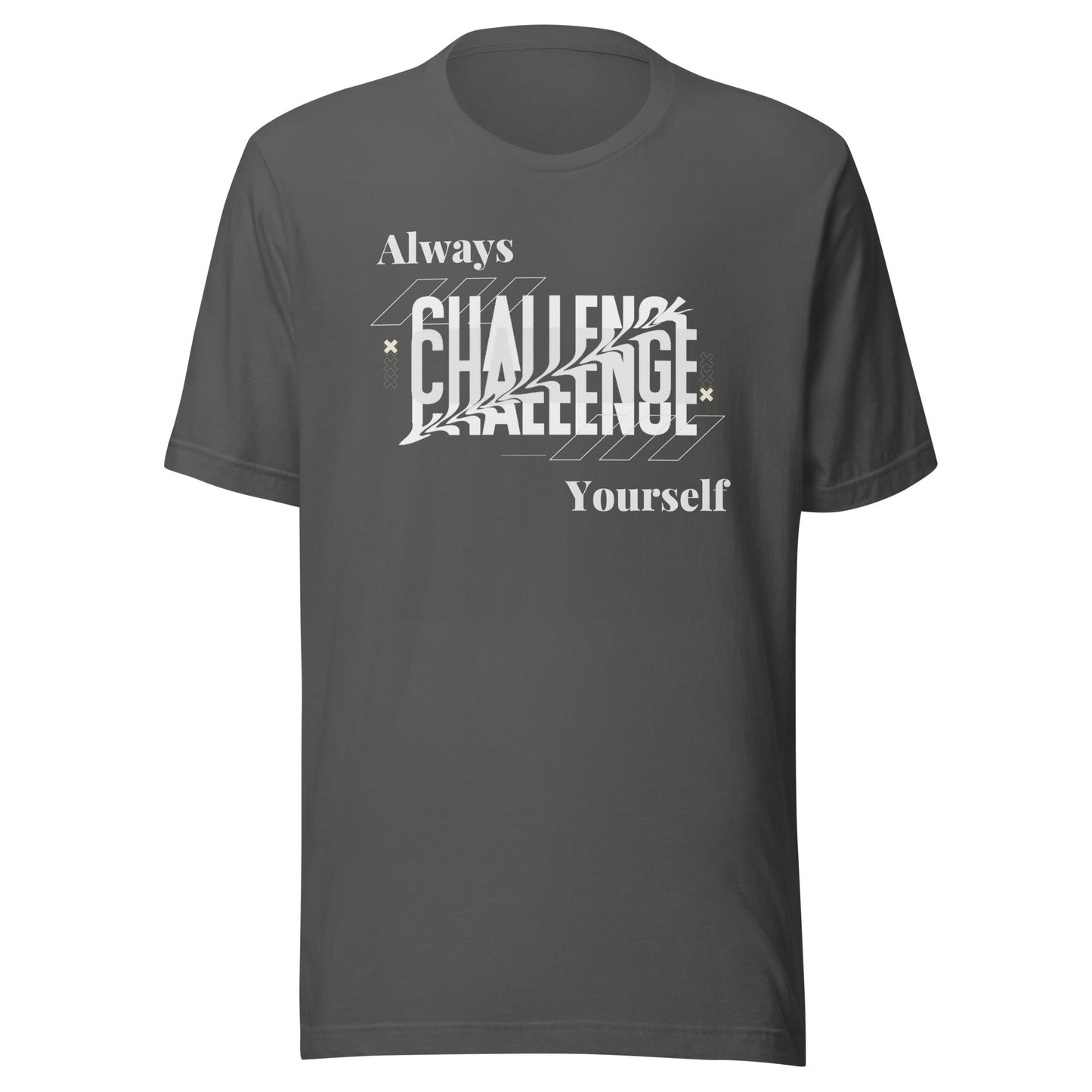 Always Challenge Yourself Motivational T Shirt - Motivational Wonders