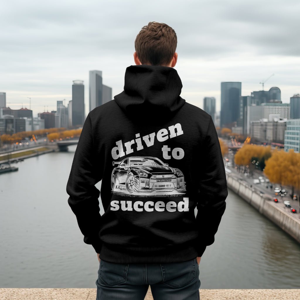 "Driven to Succeed" Premium Eco - Friendly Hoodie - Motivational Wonders LLC