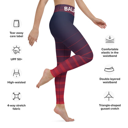 "INSPIFLEX" Yoga Leggings (BALANCE) - Motivational Wonders LLC