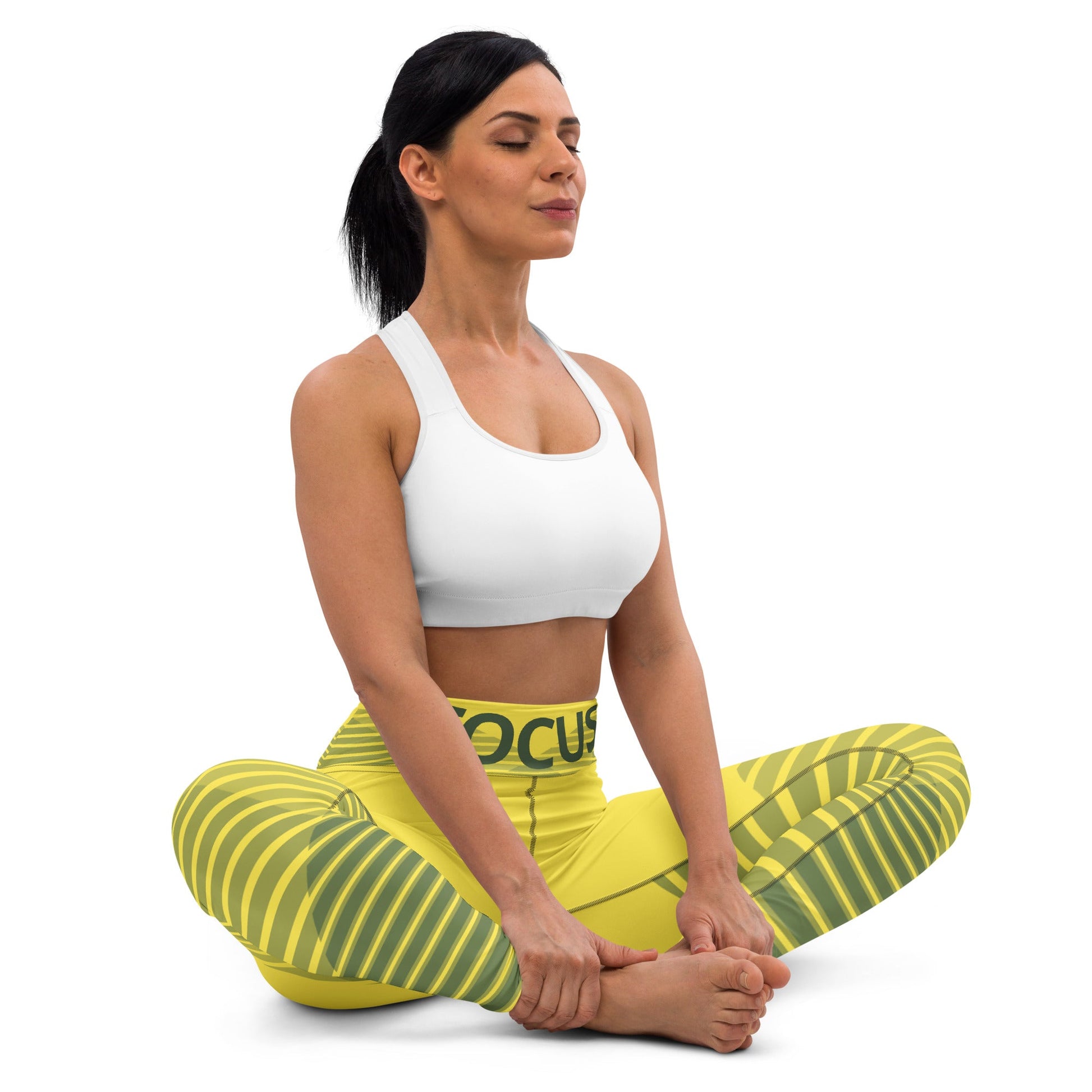 "INSPIFLEX" Yoga Leggings (FOCUS) - Motivational Wonders LLC