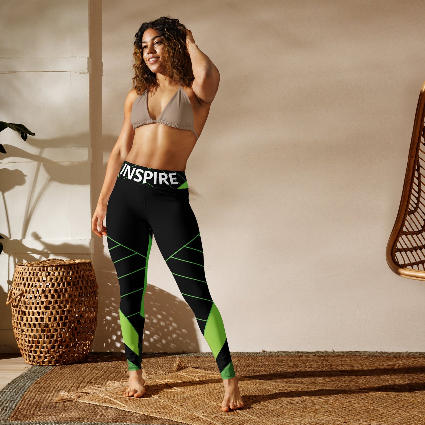 "INSPIFLEX" Yoga Leggings (INSPIRE) - Motivational Wonders LLC