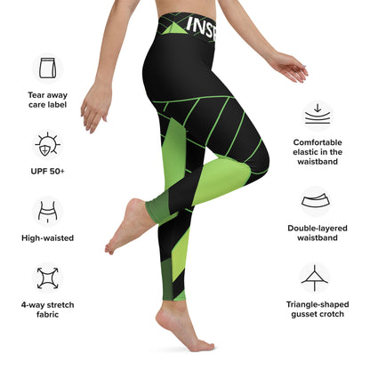 "INSPIFLEX" Yoga Leggings (INSPIRE) - Motivational Wonders LLC