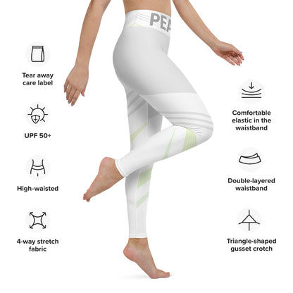 "INSPIFLEX" Yoga Leggings (PEACE) - Motivational Wonders LLC