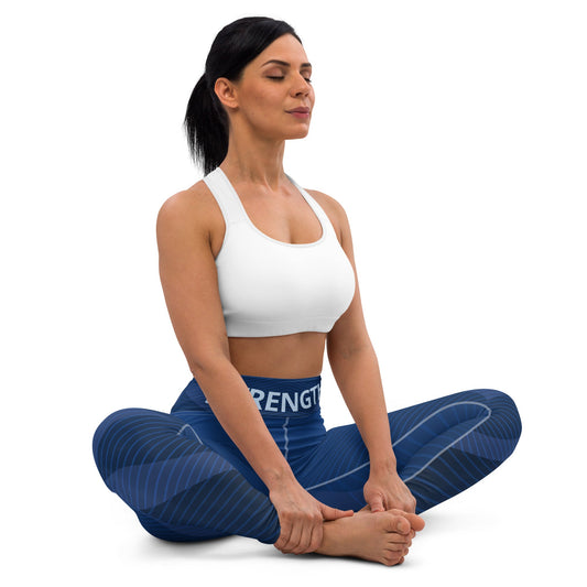 "INSPIFLEX" Yoga Leggings (STRENGTH) - Motivational Wonders LLC