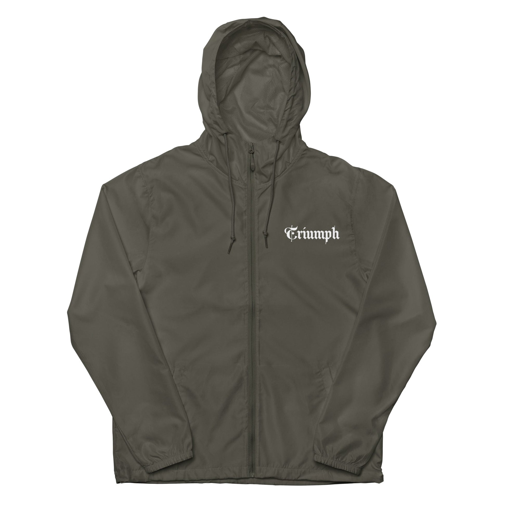 "TRIUMPH" Unisex Lightweight Jacket w/Hoodie - Motivational Wonders LLC