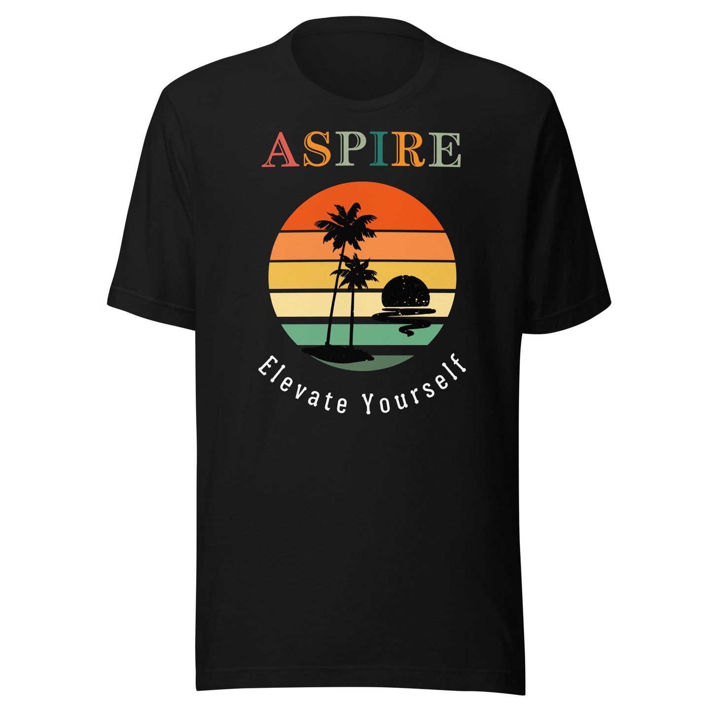 Aspire Elevate Yourself Motivational Unisex t-shirt - Motivational Wonders