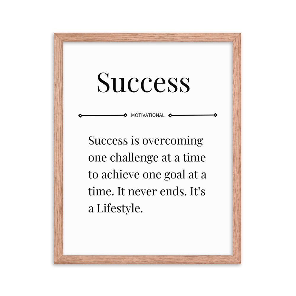GB Eye tirage encadré de citation motivationnelle
